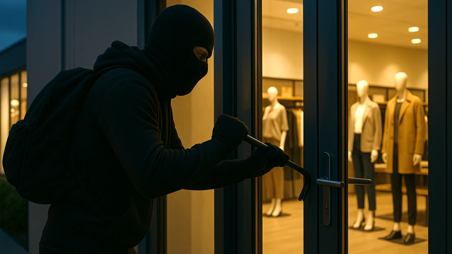 Einbrecher bricht bei Händler ein
