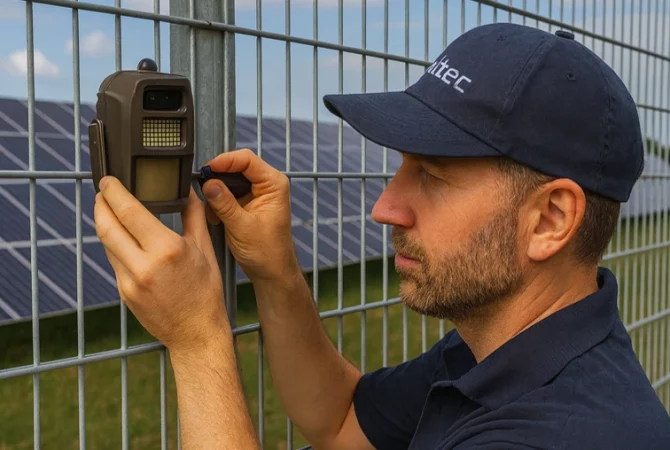 Servicetechniker Solarpark